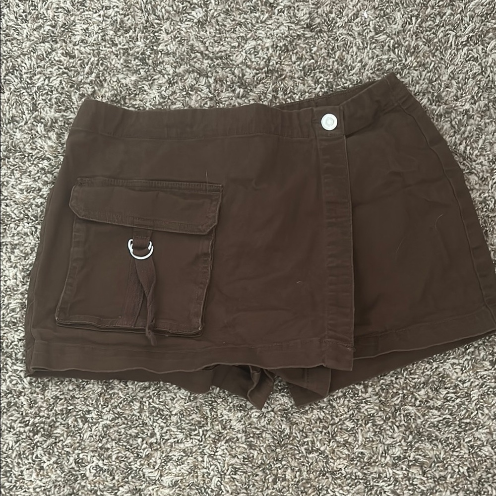 Wild Fable Brown Cargo Shorts with Tailored Fit